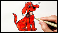 How to Draw Clifford the Big Red Dog