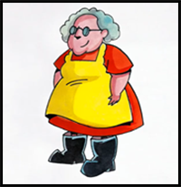 How to Draw Muriel Bagge