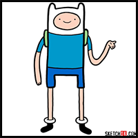 How to Draw Finn the Human (Adventure Time)