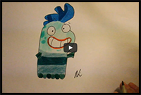 How to Draw Milo from Fish Hooks