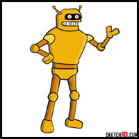 How to draw Calculon from Futurama