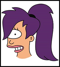 How to Draw Leela Futurama