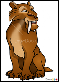 Learn How to Draw Louis from Ice Age (Ice Age) Step by Step