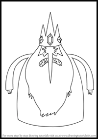 How to Draw Ice King from Adventure Time