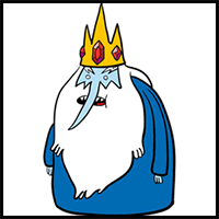 Learn How to Draw Ice King in Adventure Time