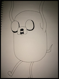 Adventure Time -  How to Draw Jake the Dog