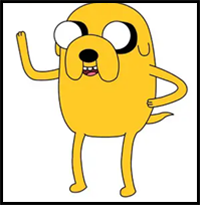 How to Draw Jake (Adventure Time)