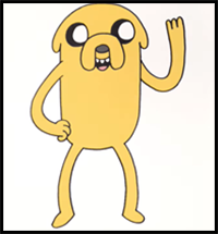 How to Draw Adventure Time | Jake the Dog