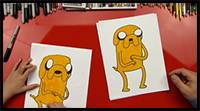 How to Draw Jake the Dog from Adventure Time