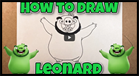 How to Draw Leonard | The Angry Birds Movie