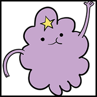 Learn How to Draw Lumpy Space Princess in Adventure Time