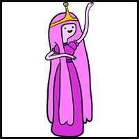 Learn How to Draw Bubblegum Princess in Adventure Time