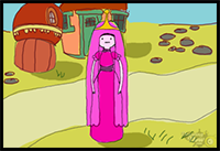 How to Draw Princess Bubblegum from Adventure Time