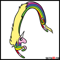 How to Draw Lady Rainicorn