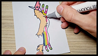 How to Draw Lady Rainicorn | Adventure Time Drawing