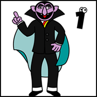 How to Draw Count Von Count