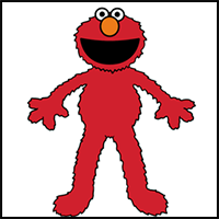 How to Draw Elmo