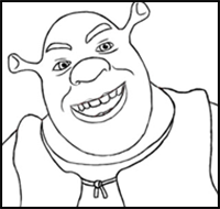 How to Draw Shrek Characters : Drawing Tutorials & Drawing & How to