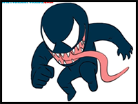 how to draw venom