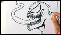 AMAZING How to Draw VENOM