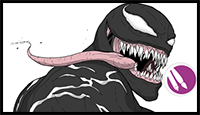 How to Draw Venom | Step by Step | Venom the Last Dance