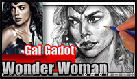 How to Draw Wonder Woman - Gal Gadot