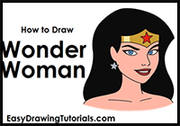 How to Draw Wonder Woman