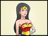 How to Draw Wonder Woman