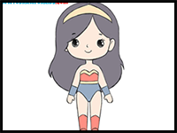 How to Draw Wonder Woman