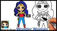 How to Draw Wonder Woman - DC Super Hero Girls