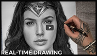 Real-Time Drawing Wonder Woman