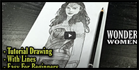 How to Draw Wonder Woman Easy Step by Step