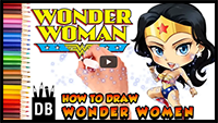 How to Draw Wonder Woman