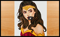 How to Draw Wonder Woman