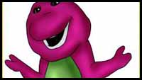 How to Draw Barney the Dinosaur