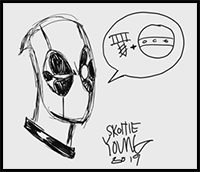 Learn How to Draw Deadpool with Skottie Young