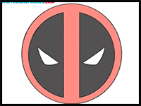 How to Draw Deadpool Logo