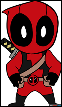 How to Draw a Chibi Deadpool