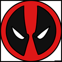 How to Draw the Deadpool Logo