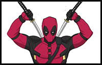 How to Draw Deadpool | Step by Step | Deadpool 3