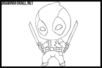 How to Draw Chibi Deadpool