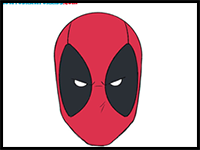 How to Draw a Deadpool Face