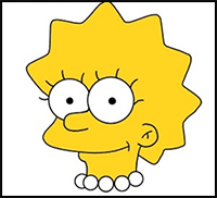 How to Draw Lisa Simpson