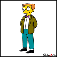 How to Draw Waylon Smithers