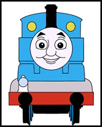 How To Draw Thomas The Train  Cartoon HD Png Download  vhv
