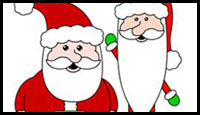 How to Draw Santa Clause for Christmas