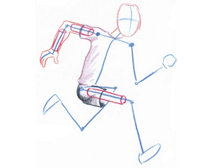 Draw Action Drawing Figures People Running Walking