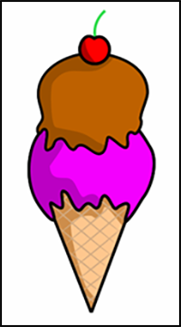 How To Draw Frozen Treats Drawing Tutorials How To Draw Frozen Treats Illustrations Lessons Step By Step Techniques