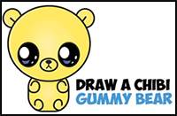 how to draw cute candy