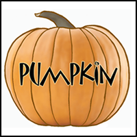 How to Draw a Pumpkin for Halloween in Simple Steps Lesson